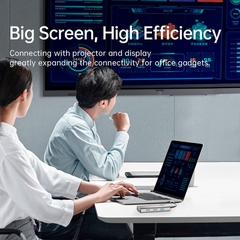 Bộ chia USB Type-C ra 6 cổng Orico PW11-6P-GY-EP