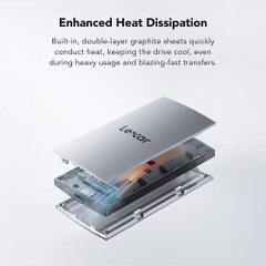 Ổ cứng di động SSD 1TB Lexar Portable ES3 1050MB/s LES3XXX001T-RNSNG