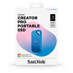 Ổ cứng di động SSD 1TB SanDisk Creator Pro 2000MB/s SDSSDE81C-1T00-G25