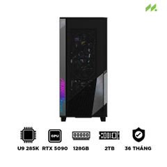 PC AI Gigabyte AI TOP 100 Z890 AT1I9N9-0005 (Ultra 9 285K, RTX 5090, RAM 128G D5, SSD 2TB, Thunderbolt 5)