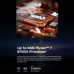 PC Gigabyte AORUS PRIME 3 AP351 AP3A7N7-5100 (Ryzen 7 9700X, RTX 5070 12GB, RAM 32GB DDR5, SSD 1TB, 650W, Win 11 Home)