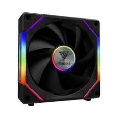 Fan Case Gamdias AEOLUS P2-1201 ARGB PWM 120mm Black CCAEOLP21201BLGA