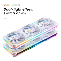 Quạt tản nhiệt JONSBO XA-360WR ARGB PWM White 360 mm (Fan ngược)