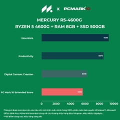 PC Gaming Esports R5SP (Ryzen 5 4650G, Radeon Graphics, Ram 16GB, SSD 500GB, 500W, Win 11)