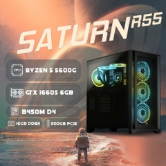 PC ST-SATURN R55 (Ryzen 5 5600G, GTX 1660 SUPER OC 6GB, Ram 16GB DDR4, SSD 500GB, 550W)
