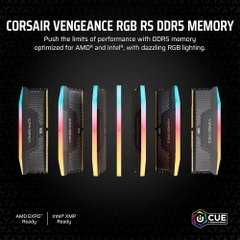 RAM Corsair Vengeance RGB RS 32GB 6000MHz DDR5 (2x16GB) CMG32GX5M2E6000Z36