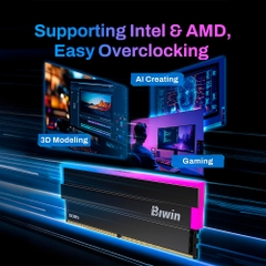 Ram PC Biwin Black Opal DW100 RGB 32GB 6000MHz DDR5 (16GBx2) BXL53260DW1-D36DB