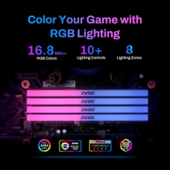 Ram PC Biwin Black Opal DW100 RGB 32GB 6000MHz DDR5 (16GBx2) BXL53260DW1-D36DB