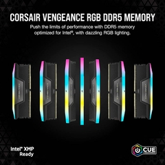 Ram PC Corsair Vengeance RGB 96GB 6000MHz DDR5 (2x48GB) CMH96GX5M2E6000C36