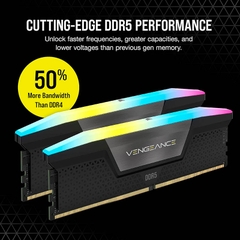 Ram PC Corsair Vengeance RGB 96GB 6000MHz DDR5 (2x48GB) CMH96GX5M2E6000C36