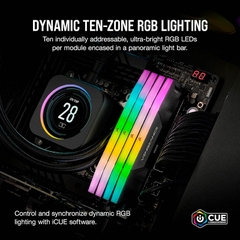 Ram PC Corsair Vengeance RGB 96GB 6000MHz DDR5 (2x48GB) CMH96GX5M2E6000C36