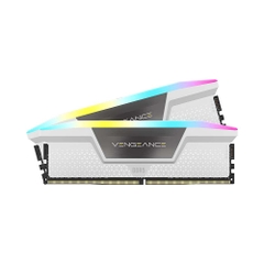 Ram PC Corsair Vengeance RGB White 64GB 5600MHz DDR5 (2x32GB) CMH64GX5M2B5600C36W