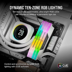 Ram PC Corsair Vengeance RGB White 32GB 6000MHz DDR5 (2x16GB) CMH32GX5M2E6000Z36W