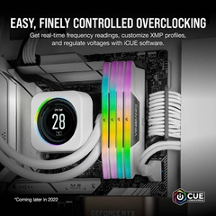 Ram PC Corsair Vengeance RGB White 32GB 6000MHz DDR5 (2x16GB) CMH32GX5M2E6000Z36W