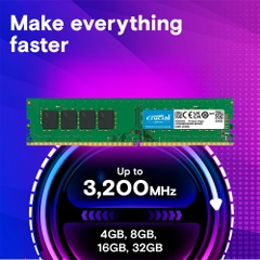 Ram PC Crucial 32GB 3200MHz DDR4 CT32G4DFD832A