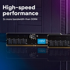 Ram PC Crucial 8GB 4800MHz DDR5 CT8G48C40U5