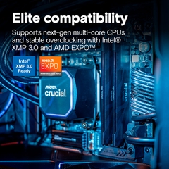 Ram PC Crucial Pro Overclocking 32GB 6400MHz DDR5 (2x16GB) CP2K16G64C32U5B