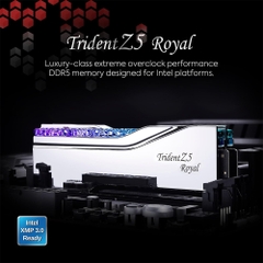 RAM PC G.SKILL Trident Z5 Royal 96GB 6400MHz DDR5 (2x48GB) F5-6400J3239F48GX2-TR5S