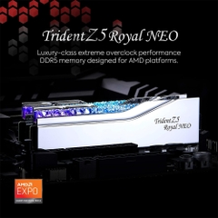RAM PC G.SKILL Trident Z5 Royal Neo RGB 96GB 6000MHz DDR5 (2x48GB) F5-6000J2836F48GX2-TR5NS