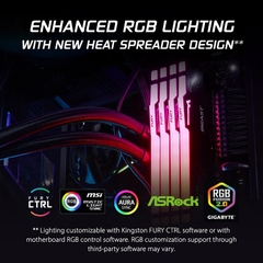RAM PC Kingston Fury Beast RGB 32GB 6000MHz DDR5 (1x16GB) KKF560C36BBEA-32