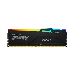 RAM PC Kingston Fury Beast RGB 64GB 6400MHz DDR5 (2x32GB) KF564C32BBAK2-64
