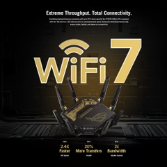 Router WiFi 7 ASUS ROG Rapture GT-BE98 Edition 20 BE25000 AiMesh