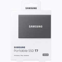 Ổ cứng di động SSD 500GB Samsung T7 1050MB/s MU-PC500