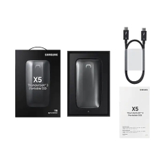 Ổ cứng di động 1TB External SSD Samsung X5 Thunderbolt 3 MU-PB1T0B