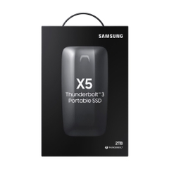 Ổ cứng di động 2TB External SSD Samsung X5 Thunderbolt 3 MU-PB2T0B