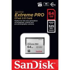 Thẻ nhớ Cfast 2.0 SanDisk Extreme PRO 3500x 64GB SDCFSP-064G-G46D