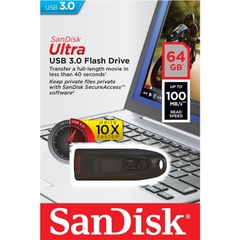 USB 3.0 SanDisk Ultra SDCZ48 64GB 100MB/s SDCZ48-064G-U46