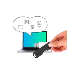 Combo USB 2.0 Lexar JumpDrive TwistTurn2 64GB LJDTT2X064G-B3NNG