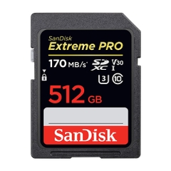 Thẻ nhớ SDXC SanDisk Extreme Pro U3 V30 1133x 512GB SDSDXXY-512G-GN4IN 170MB/s