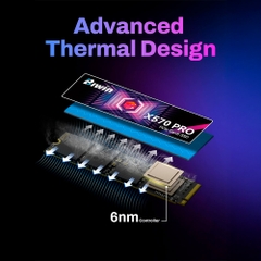 SSD Biwin Black Opal X570 Pro 1TB PCIe Gen5 x4 NVMe M.2 BX570DH01TB-RGX