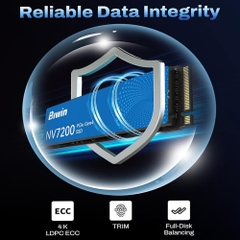 SSD Biwin NV7200 1TB M.2 PCIe Gen4 x4 NVMe BNV720001TB-RGX