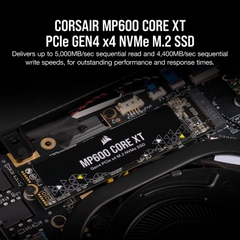 SSD Corsair MP600 CORE XT 1TB M.2 PCIe Gen4 x4 NVMe 1.4 CSSD-F1000GBMP600CXTR2