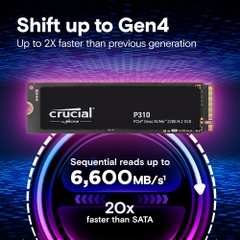 SSD Crucial P310 500GB M.2 PCIe Gen4 x4 NVMe CT500P310SSD8