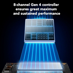 SSD Lexar NQ780 1TB M.2 PCIe Gen4 x4 NVMe LNQ780X001T-RNNNG