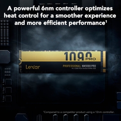 SSD Lexar Professional NM1090 PRO 2TB M.2 PCIe Gen5 x4 NVMe LNM109P002T- RNNNG
