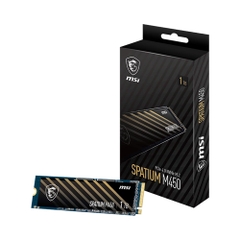 SSD MSI SPATIUM M450 V1 1TB M.2 2280 PCIe Gen4 x4 NVMe SPATIUM-M450-1TB-V1
