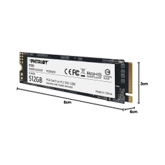 SSD Patriot P300 512GB M.2 PCIe Gen3 x4 NVMe P300P512GM28