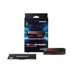 SSD Samsung 990 Pro 1TB PCIe Gen 4.0 x4 NVMe With Heatsink MZ-V9P1T0CW