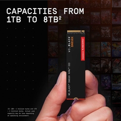 SSD WD Black SN850X 8TB PCIe Gen4 x4 NVMe M.2 WDS800T2X0E