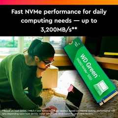 SSD Western Digital Green SN350 500GB PCIe Gen3 x4 NVMe M.2 WDS500G2G0C