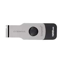 USB 3.1 Kingston DataTraveler Swivl 128GB 100MB/s DTSWIVL/128GB