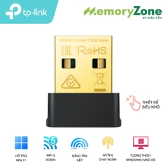 USB WiFi TP-Link 2.4/5GHz Nano Bluetooth 4.2 AC600 Archer-T2UB-Nano