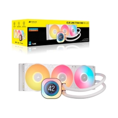 Tản nhiệt nước AIO Corsair iCUE LINK TITAN 360 RX RGB LCD White CW-9061026-WW