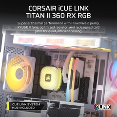 Tản nhiệt nước AIO Corsair iCUE LINK TITAN II 360 RX RGB White CW-9061038-WW