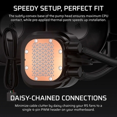 Tản nhiệt nước AIO Corsair NAUTILUS 240 RS LCD Black CW-9061031-WW