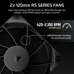 Tản nhiệt nước AIO Corsair NAUTILUS 240 RS LCD Black CW-9061031-WW